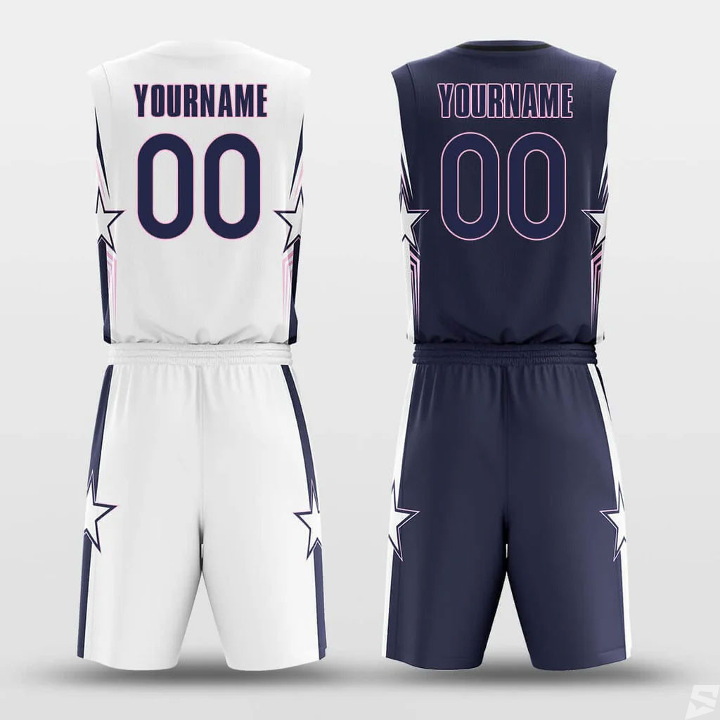 Best Jersey Design Custom Sublimation Basketball Uniform Set - Image 2