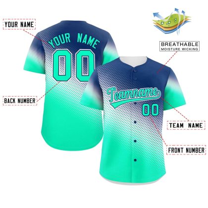 Custom Brand Gradient Fashion Authentic Baseball Jersey CS-1039-24
