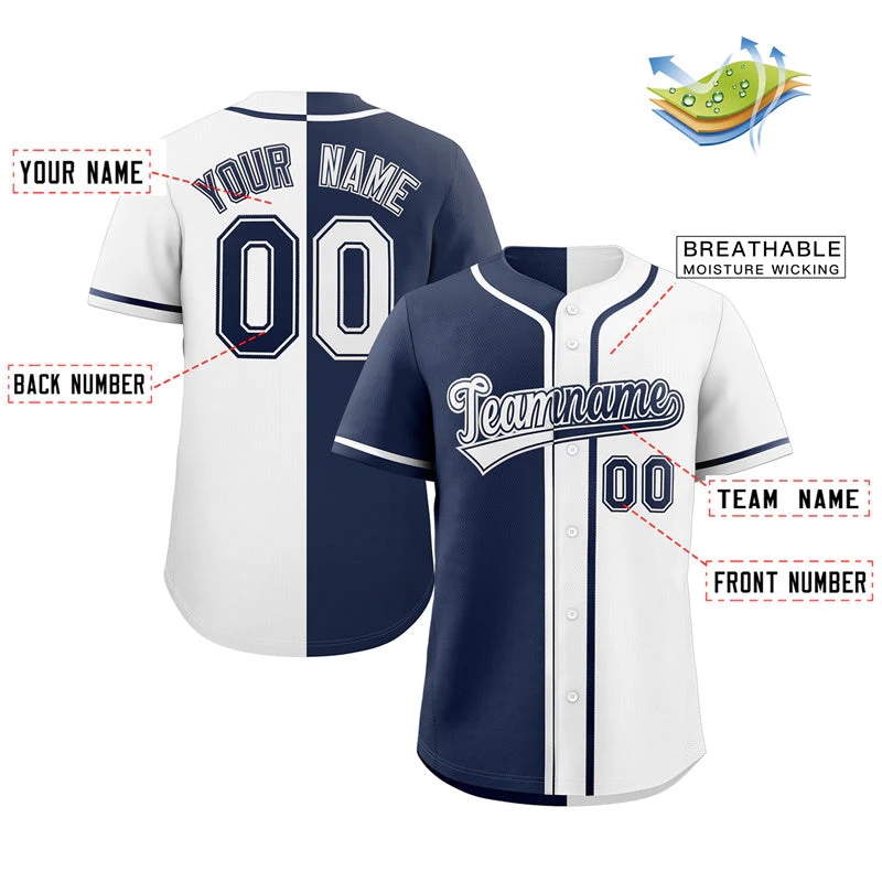 Custom White Fashion Authentic Brand Your Own Baseball Jersey CS-1055-24