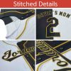 Custom White Fashion Authentic Brand Your Own Baseball Jersey CS-1055-24