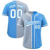 Customization Fashion Plaid Design Authentic Baseball Jersey CS-1059-24