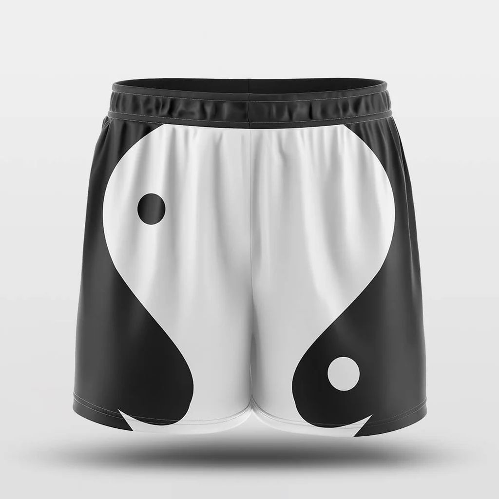 Drawstring Trendy Sports Fitness Blank Shorts for Men CS-1079-24