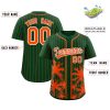 Personalize Pinstripe Tree Pattern Authentic Baseball Jersey CS-1061-24