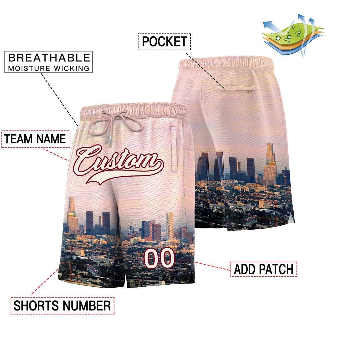 Sports Basketball Wears Custom Printed Men Shorts CS-1090-24